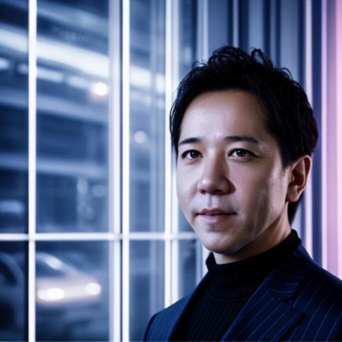 Kunihisa Miyamoto judging at QWS Startup Award